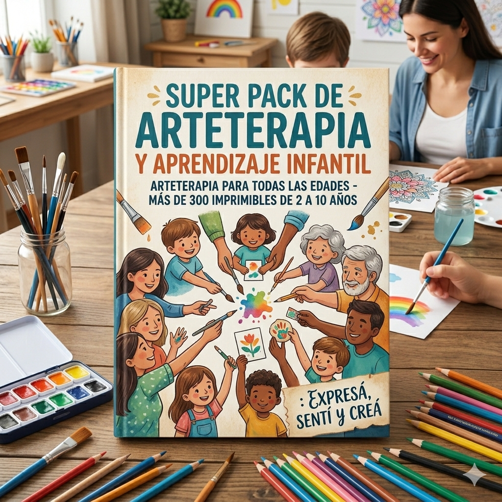 Super pack de Arteterapia y Aprendizaje infantil